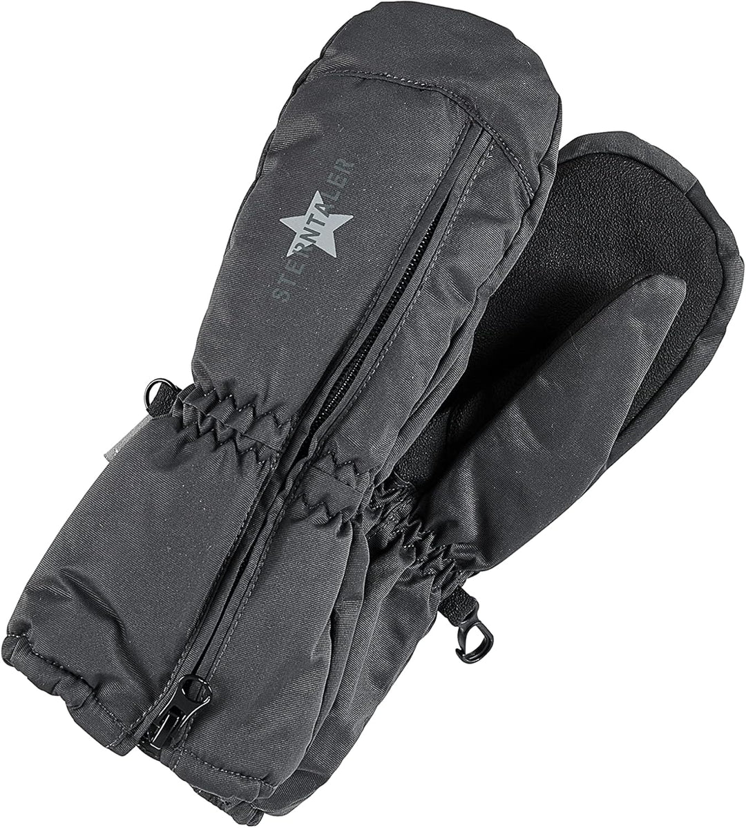 Sterntaler Stulpen-Handschuhe mit mittigem Reissverschluss 2 Eisengrau, 2 Eisengrau