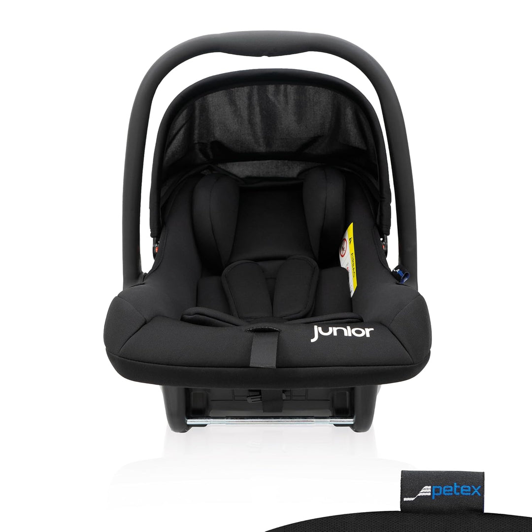 PETEX Babyschale fürs Auto - Bambini i-Size Norm nach ECE R129 für Kinder von ca. 40-87 cm, Schaukel