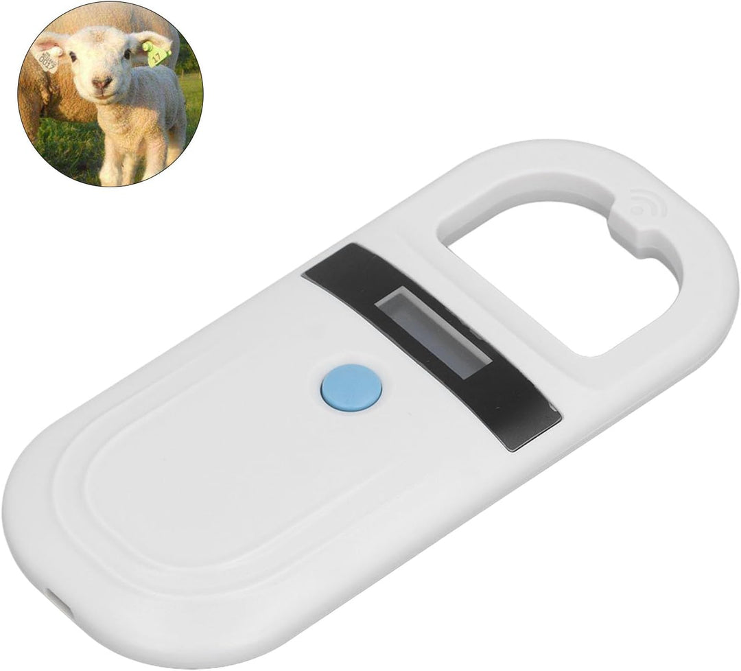 Marhynchus Tragbarer Tier-Tag-Leser, 134,2 KHz, USB-Aufladung, Tragbarer Haustier-Chip-Scanner für N