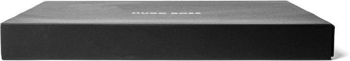 Hugo Boss Konferenzmappe Label A4 aus Kunstleder in der Farbe Schwarz, 31,5 x 25,8 x 4,4 cm, HTA209A