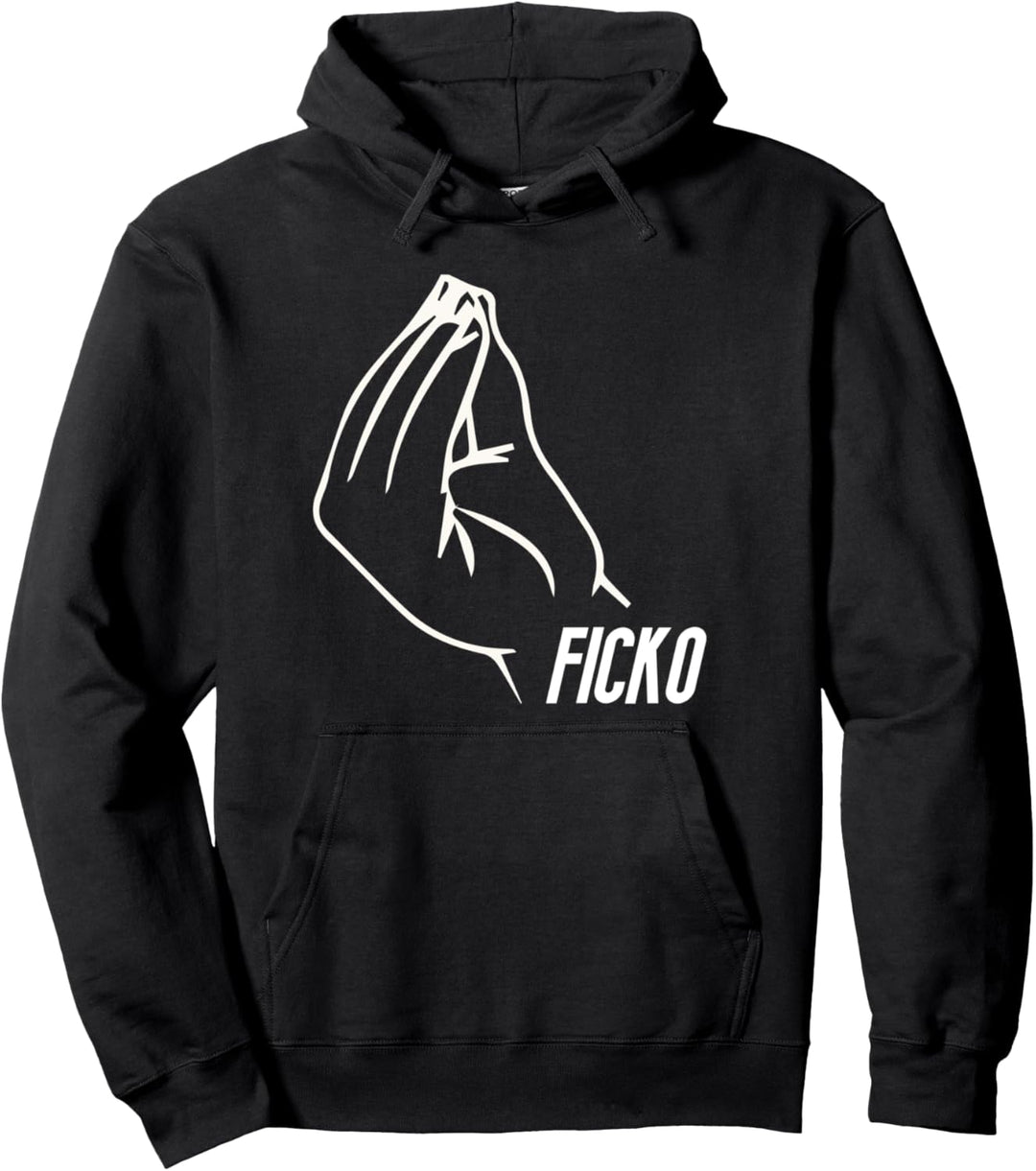Du Bisch ein Ficko - Harz Arbeitslosen Lohn Gehalt Pullover Hoodie