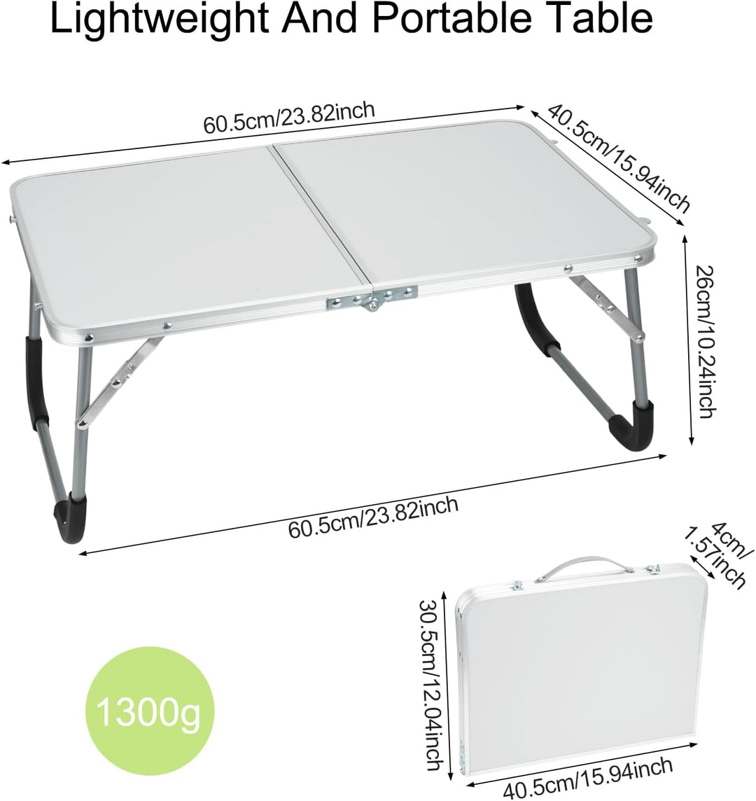 BSDLZCH Foldable Laptop Table Tragbares Frühstückstablett, multifunktionaler Faltbarer Laptoptisch f