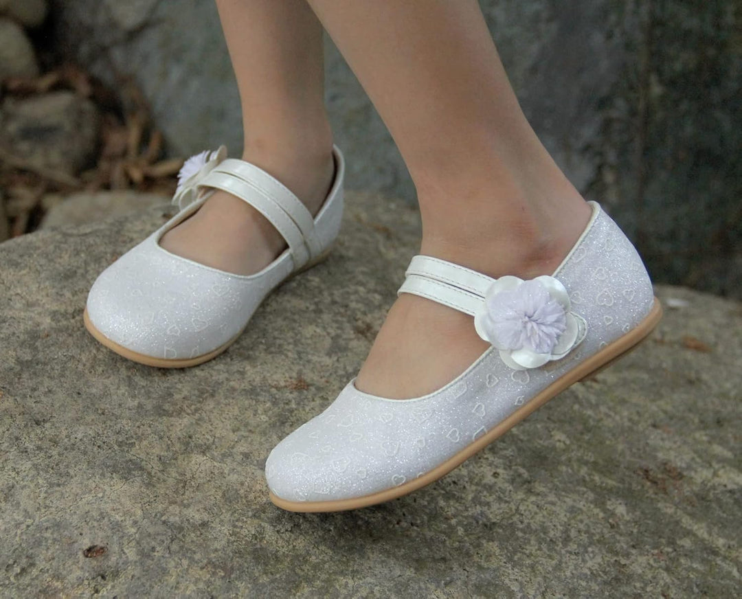 EIGHT KM EKM7063 Kleinkind Mädchen Kleid Schuhe Mary Jane Wohnungen Prinzessin Hochzeit Schuhe Balle