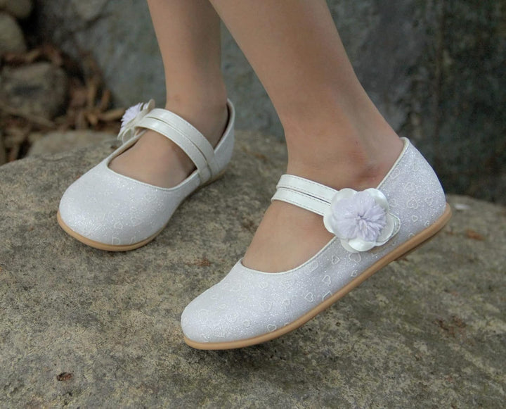 EIGHT KM EKM7063 Kleinkind Mädchen Kleid Schuhe Mary Jane Wohnungen Prinzessin Hochzeit Schuhe Balle