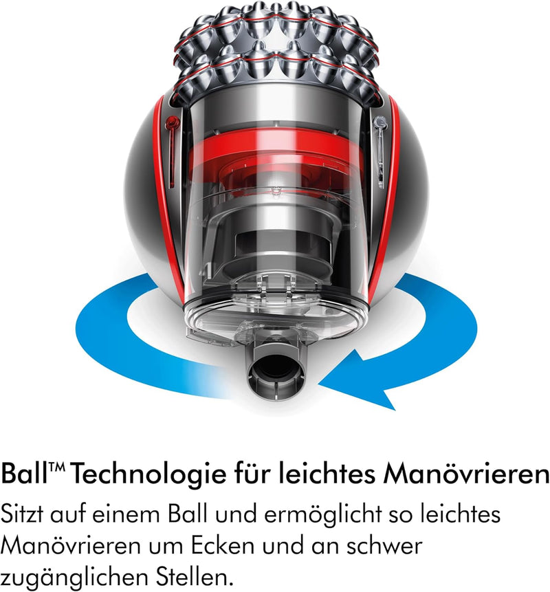 Dyson Cinetic Big Ball Absolute 2 beutelloser Staubsauger EEK A (Inkl. pneumatischer-, Turbinen Carb