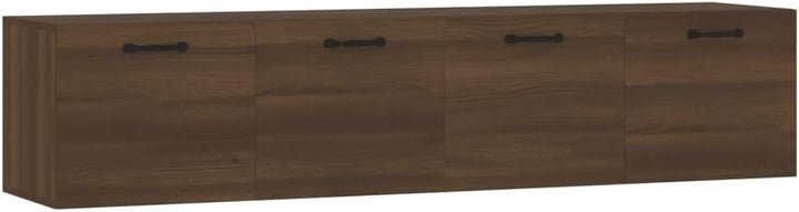 vidaXL 2X Wandschrank Hängeschrank Aufbewahrung Regal CD Schrank Bücherregal Bücherschrank Wohnzimme