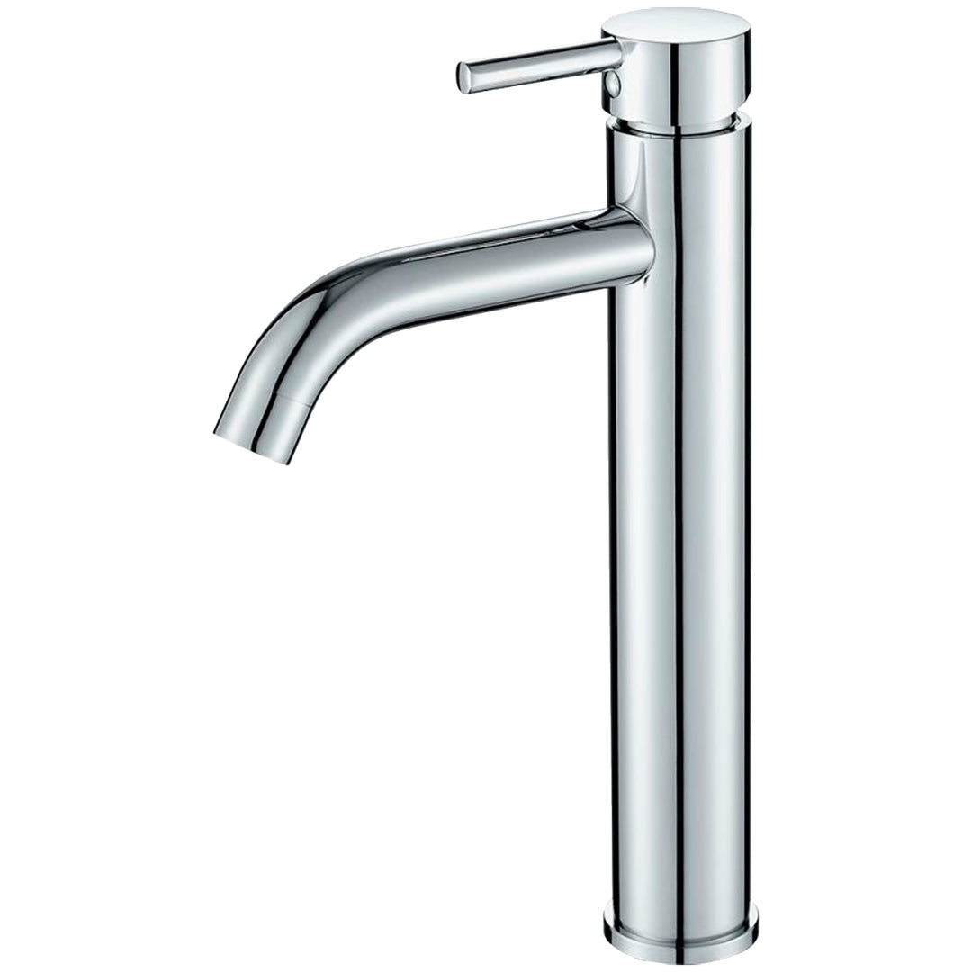 VALAZ Wasserhahn Bad Hoch Verchromt | Einhebelmischer Waschbecken, Warm und Kaltwassermischer, Wasse