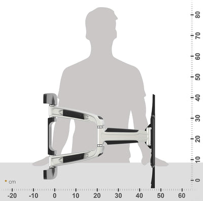 RICOO TV Wandhalterung Fernseher Schwenkbar Neigbar für 40-70 Zoll, Universal TV Halterung S3144, Fe