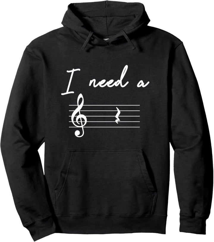 Musik Spruch Ich brauche eine Pause Musikerlehrer Pullover Hoodie