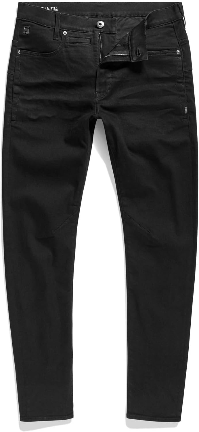 G-STAR RAW Herren D-Staq 3D Slim Jeans 26W / 30L Schwarz (Pitch Black D05385-b964-a810), 26W / 30L S