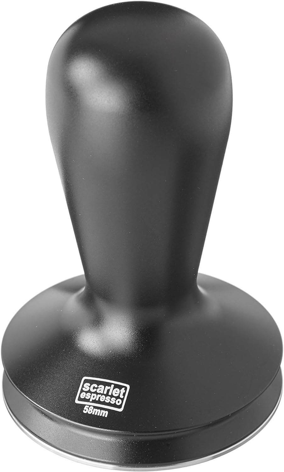 scarlet espresso | Tamper »Nero« für Barista; mit ergonomischem Aluminiumgriff und Edelstahlbasis (5