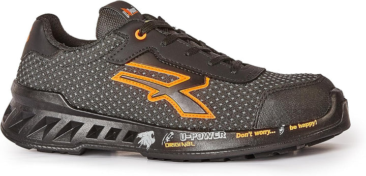 U-Power RED Leve Peter, Sicherheitsschuhe, leichte, durchtrittsichere Unisex-Turnschuhe, Bastsohle,