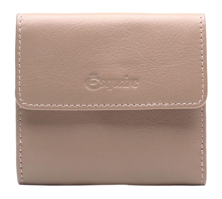 Esquire Peru Geldbörse RFID Leder 10 cm Einheitsgrösse Taupe, Einheitsgrösse Taupe