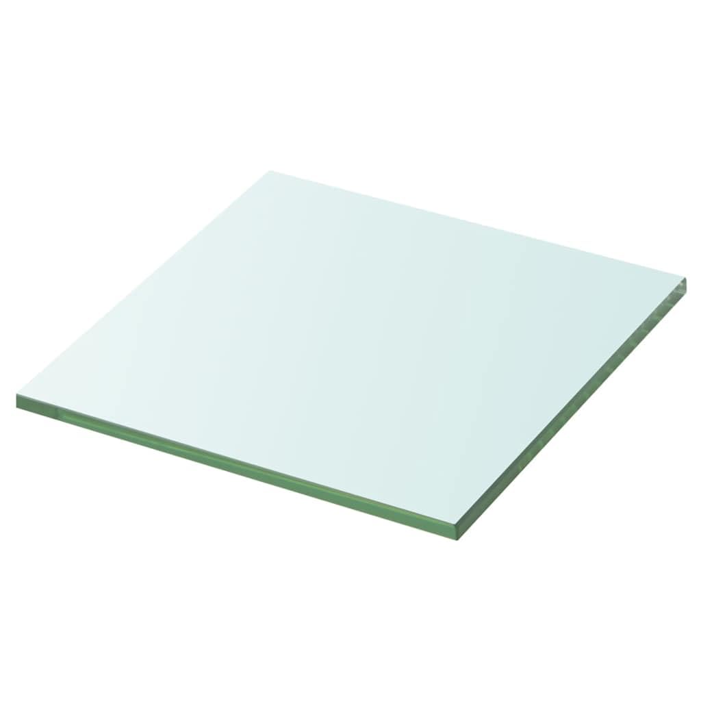 vidaXL Glasboden für Glasregal Transparent 20x20cm Glasscheibe Glasplatte 20 x 20 cm, 20 x 20 cm