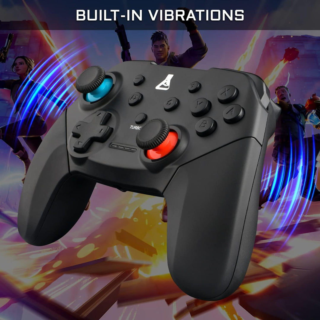 THE G-LAB K-Pad THORIUM Switch Wireless Bluetooth Gaming Controller mit integrierter Vibration, Game