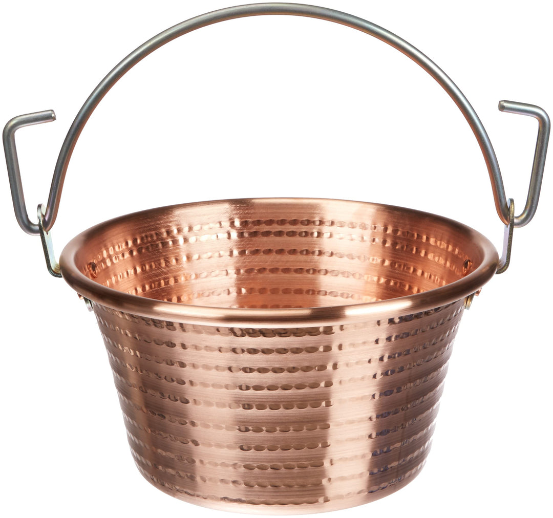 Pentole Agnelli Family Cooking Kessel in Kupfer, mit Griff Bügel Messing 28 cm Kupferfarben, 28 cm