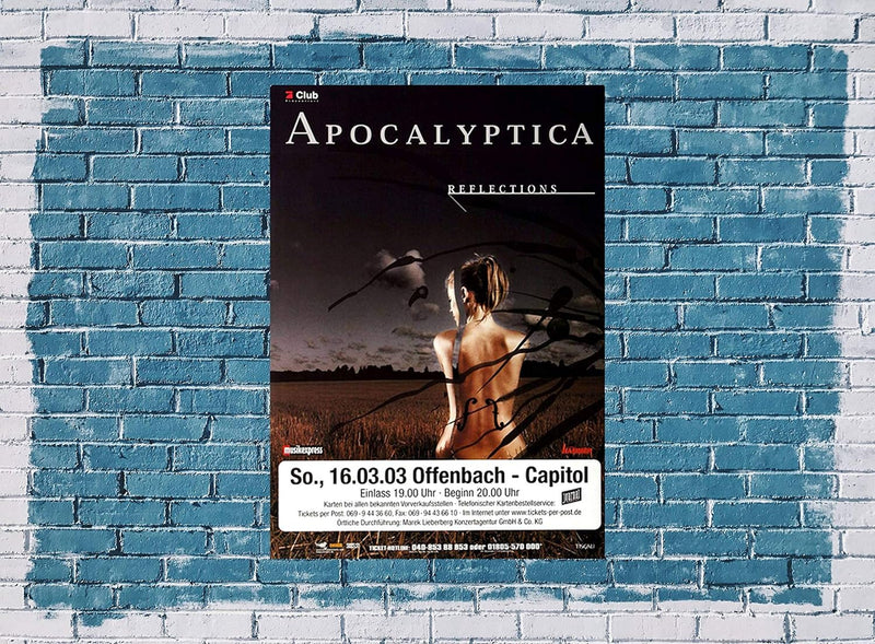 Apocalyptica - Reflections, Frankfurt 2003 » Konzertplakat/Premium Poster | Live Konzert Veranstaltu