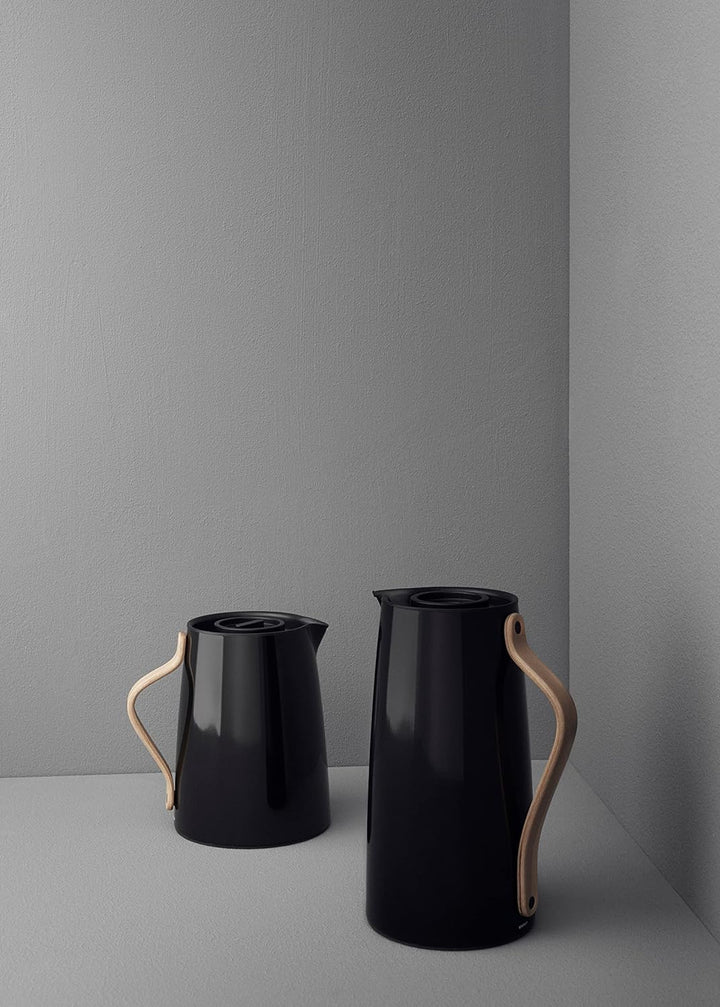 Stelton Kaffee-Isolierkanne Emma - Edelstahl-Thermoeinsatz, doppelwandig isoliert - Thermoskanne/Kaf