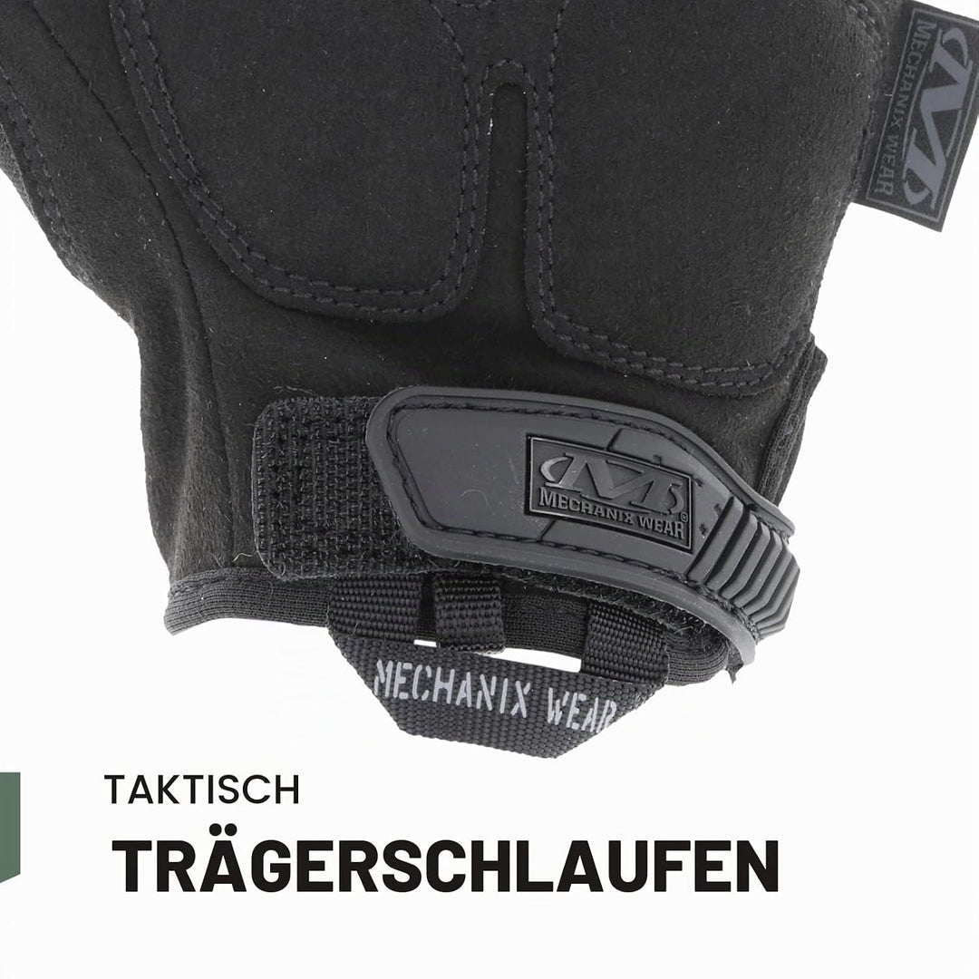 Mechanix Wear Mechanix Herren M-pact® Covert Vingerloze handschoenen (X-large, volledig zwart) Finge