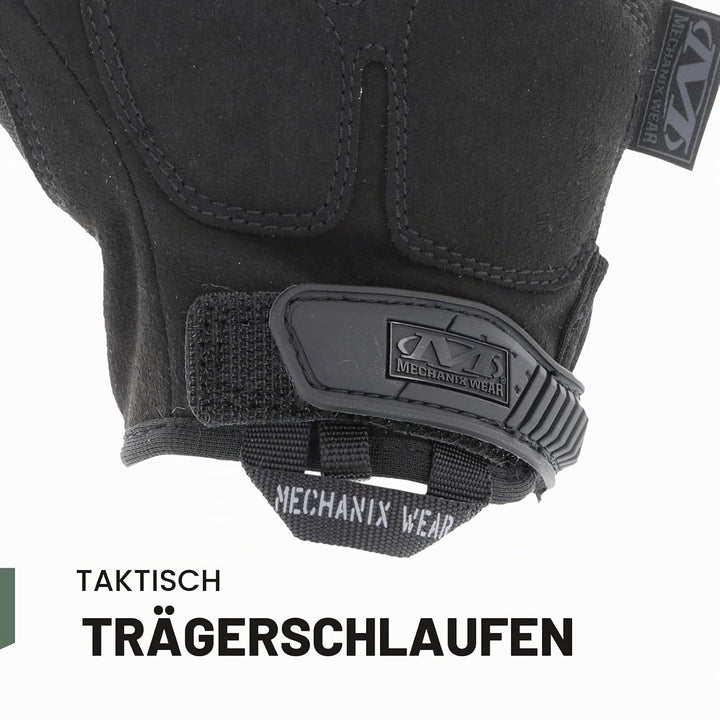 Mechanix Wear Mechanix Herren M-pact® Covert Vingerloze handschoenen (X-large, volledig zwart) Finge