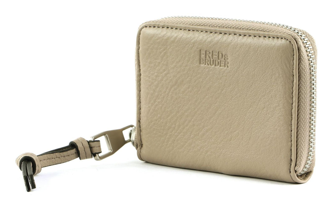 FREDsBRUDER Bloomfield Geldbörse Leder 11 cm, Good Grey, Einheitsgrösse