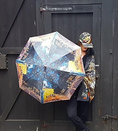 VON LILIENFELD Regenschirm Vincent van Gogh: Nachtcafé Auf-Automatik Damen Herren Kunst Stabil Stock