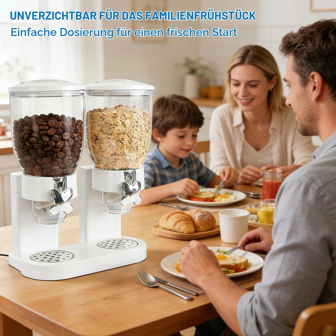 Cereal Dispenser Countertop 2L, Luftdichter Müslispender für die Organisation des Küchenvorratsraums