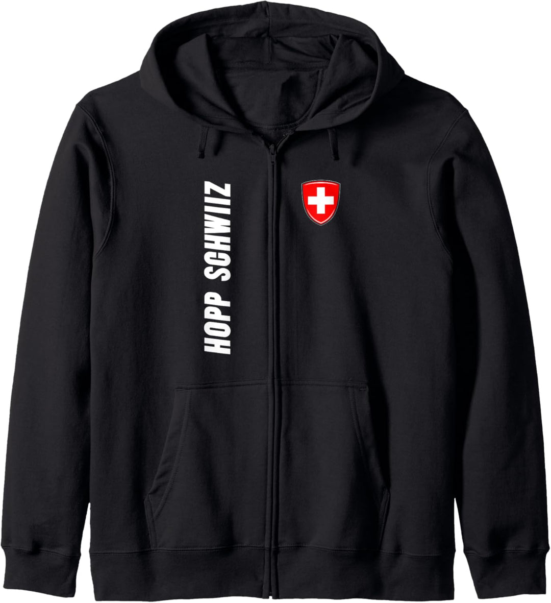 Suisse Hopp Schwiiz Schweizer Fahne Flagge Schweiz Kapuzenjacke