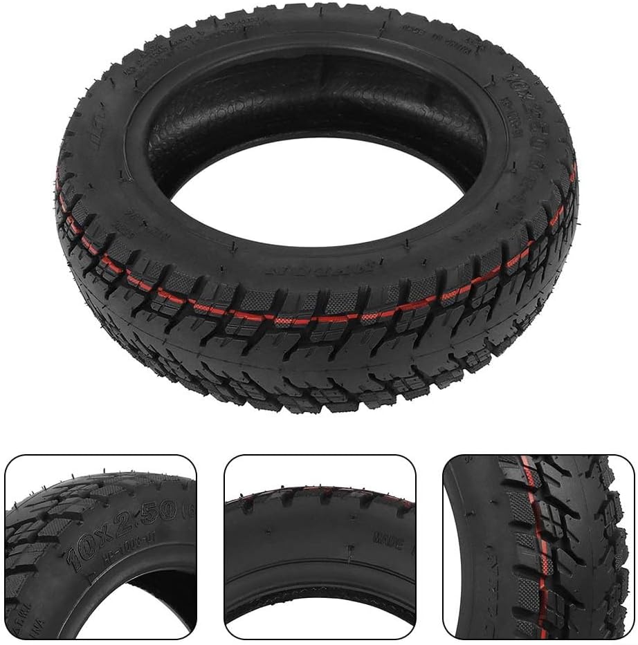 10-Zoll-Elektroroller 10x2,50 Tubeless-Reifen 60/85-6 Skateboard-Offroad-Reifen
