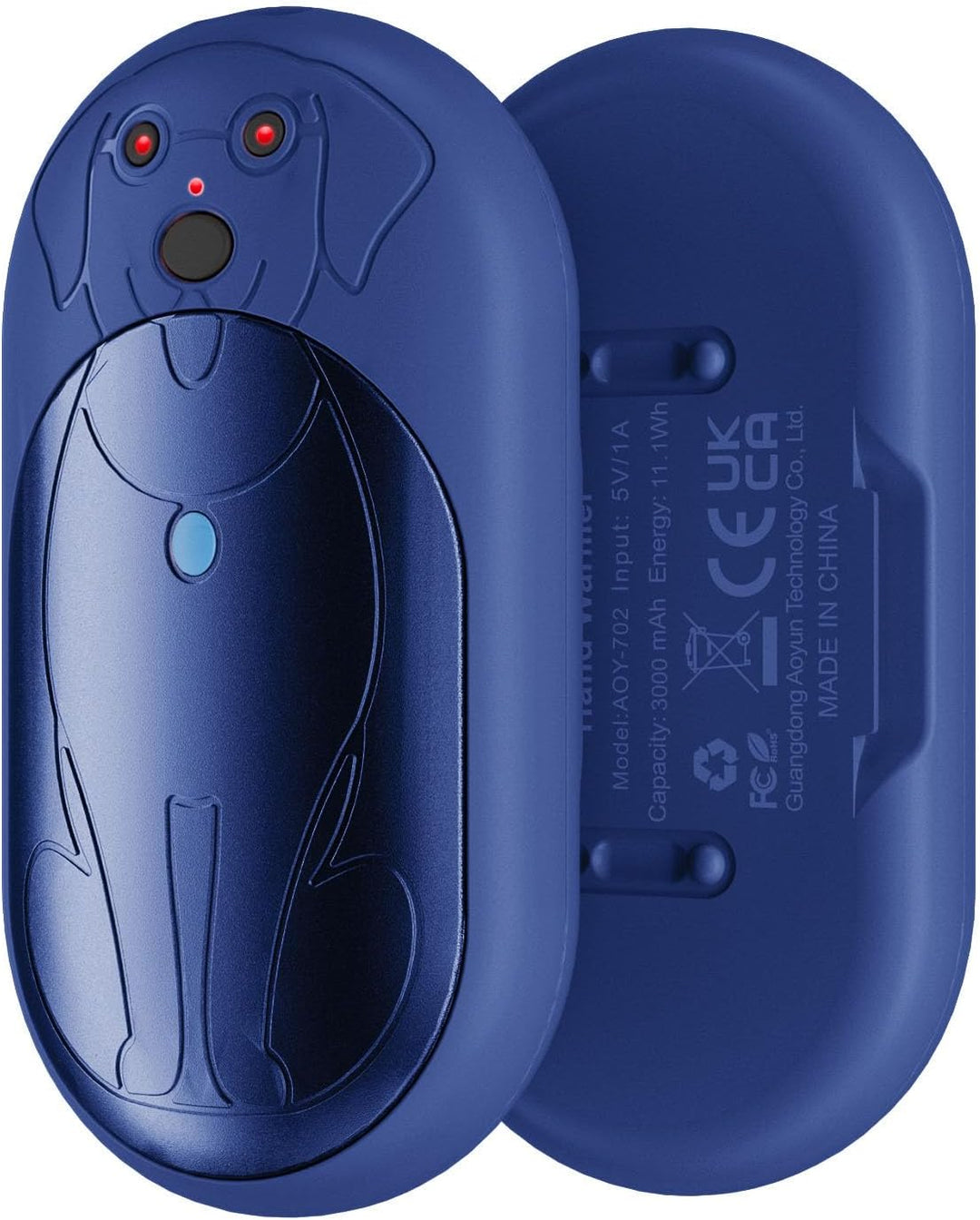 COTOP Handwärmer Elektrisch, 6000 mAh 2er Pack Taschenwärmer Wiederverwendbar, Akku Handwärmer USB C