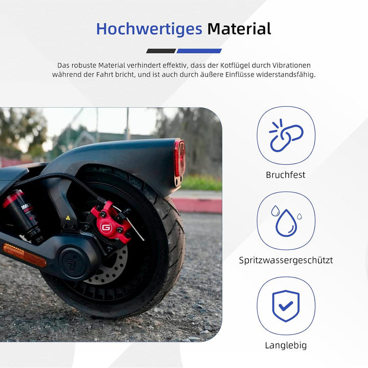 ulip Schutzblech Hinten Kompatibel für Segway Ninebot Max G3 Scooter Roller zubehör