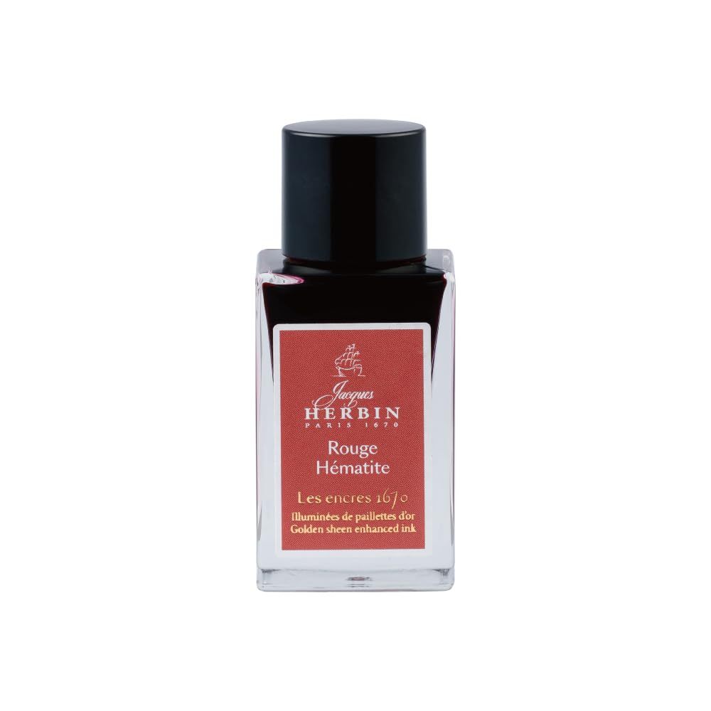 Jacques Herbin 16026JT - Flakon 15ml, Tinte 1670 mit Goldschimmer, ideal für Kunst-& Kalligraphie, R