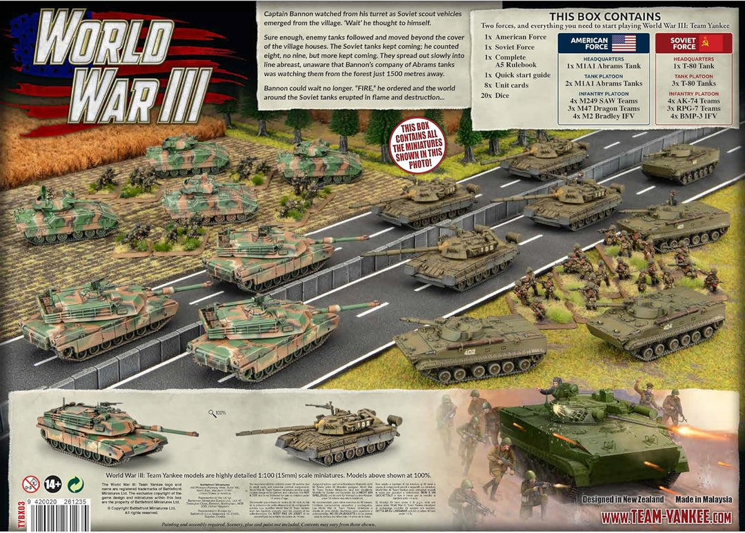 Flames of War - Team Yankee - World War III - Das komplette Starter-Set