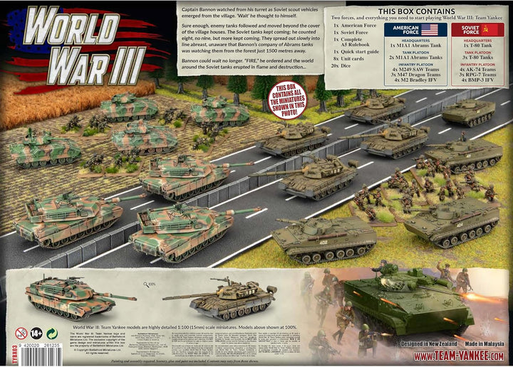 Flames of War - Team Yankee - World War III - Das komplette Starter-Set