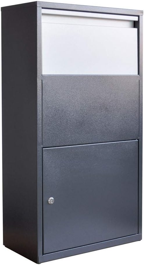 Haussmann Paketbriefkasten, Paketbox, Paletkasten, Briefkasten, Postbox, XXL Briefkasten, Kontaktlos