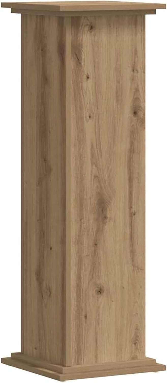 Gecheer Pflanzenständer Artisan-Eiche 33x33x100 cm Holzwerkstoff, langlebig und stabil, für Innenein