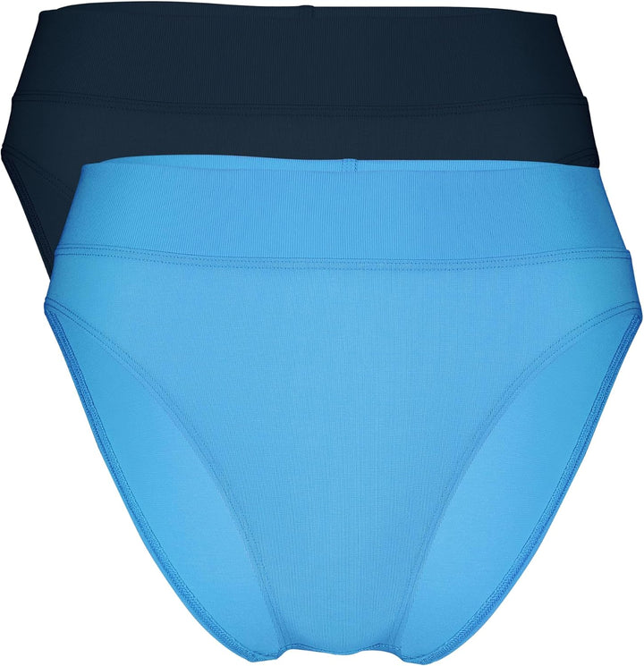 CALIDA Elastic Duopack Slip Damen, im Doppelpack, high Waist 36-38 Weiss, 36-38 Weiß