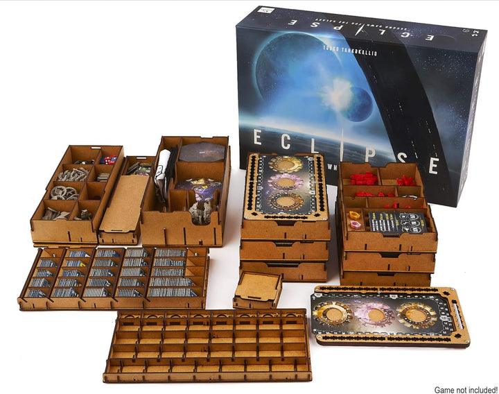 docsmagic.de Organizer Insert for Eclipse: The Second Dawn for The Galaxy Board Game Box - Einsatz,