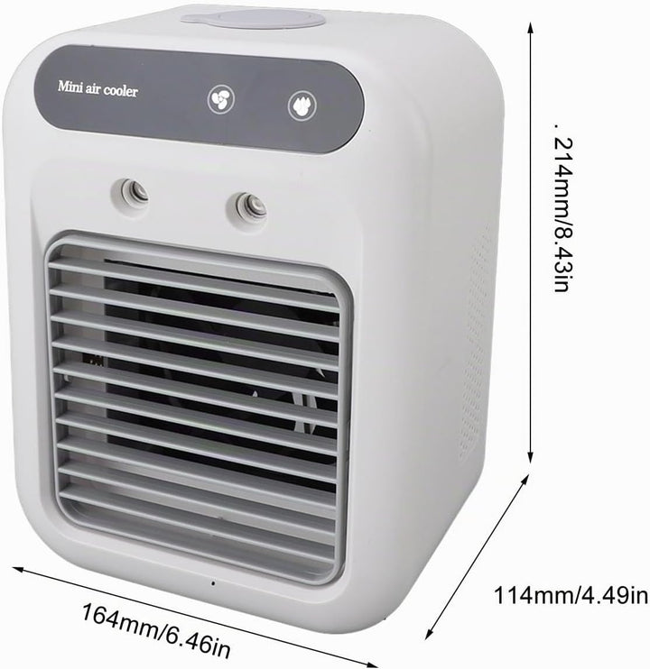 Mini-Klimaanlage, effiziente Kühlung, leichte tragbare Klimaanlage, Sprühwassertank, 500 ml, mobiler