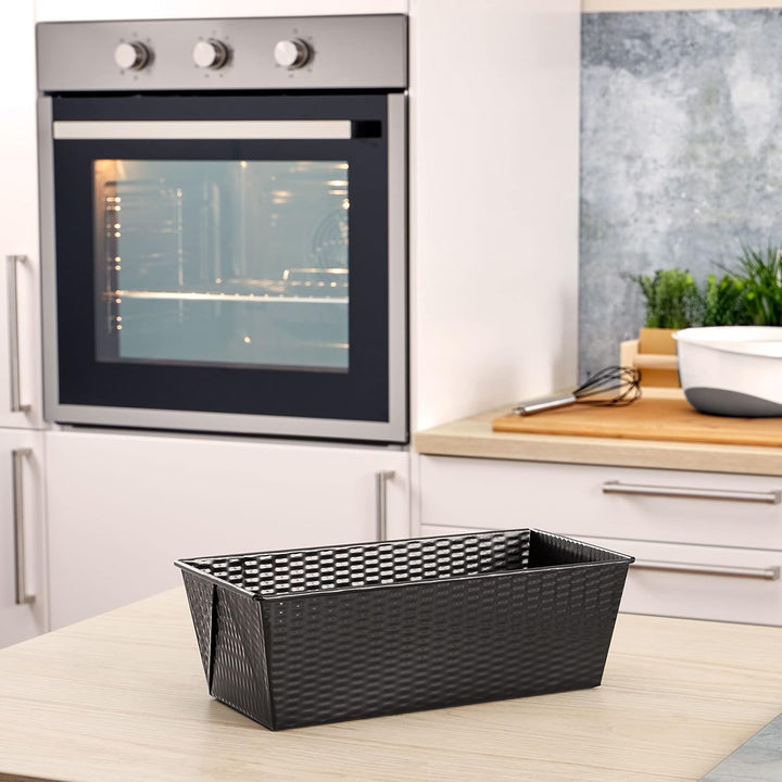 Grizzly Brotbackform, Kastenform 30 x 15 cm, sauerteigbeständig, antihaft, hoher Rand, Kastenbackfor