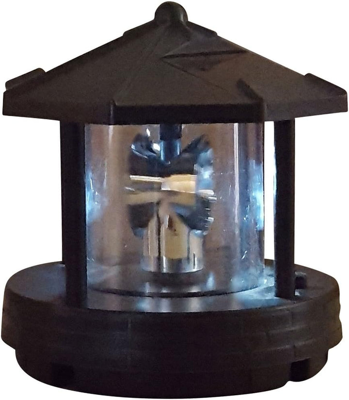 Ersatzkopf Solar f. Deko Leuchtturm Rundum Leuchtfeuer Solarkopf 360° 11cm NEU