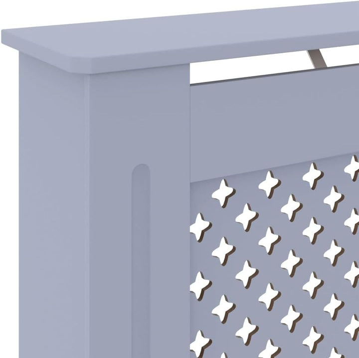 Wohnzimmer Heizkörperabdeckung 78x19x81.5 cm MDF Heizkörperverkleidung Dekorative Wabenmuster Design