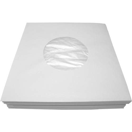 Single Cover Papier gefüttert weiss (100er Pack)