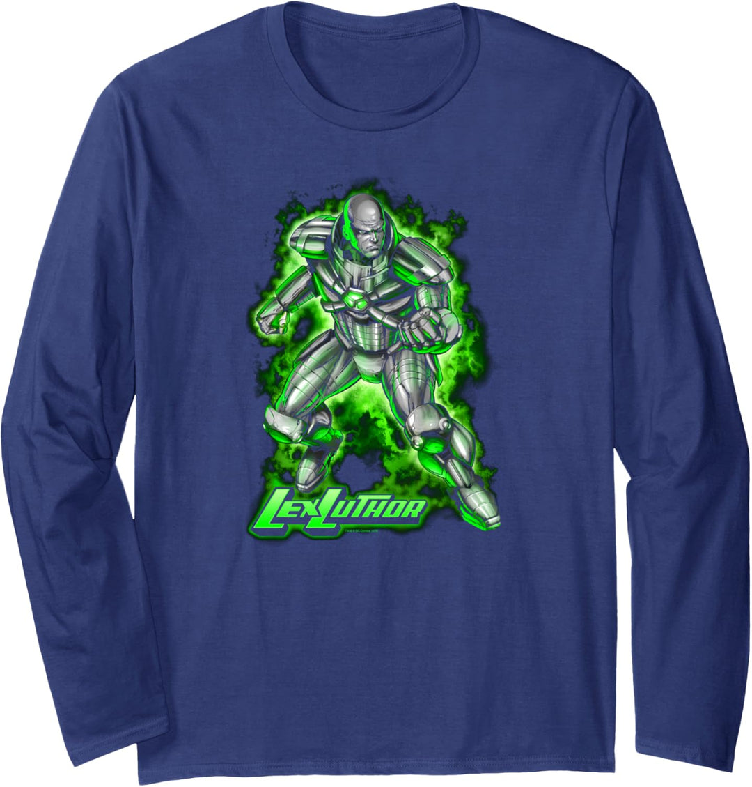 Superman Kryptonite Powered Langarmshirt