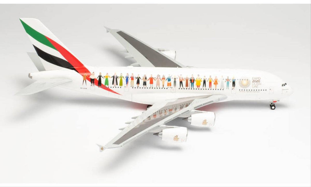 herpa 571692 Emirates Airbus A380 “Year of Tolerance“, Modell Flugzeug, Modellbau, Miniaturmodelle,