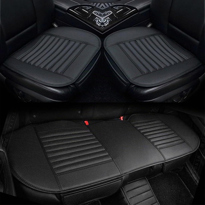Auto Accessori Lupex Autositzbezug 3 Stück Universal PVC Schwarz | Sitzschutz 2 vorne und 1 hinten |
