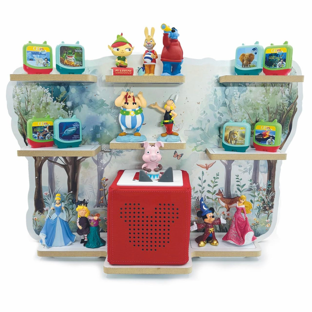 Smagnon Regal für die Toniebox und Tonie Figuren Motiv Tiere im Wald Kinderspielzeug (Hauptregal), H