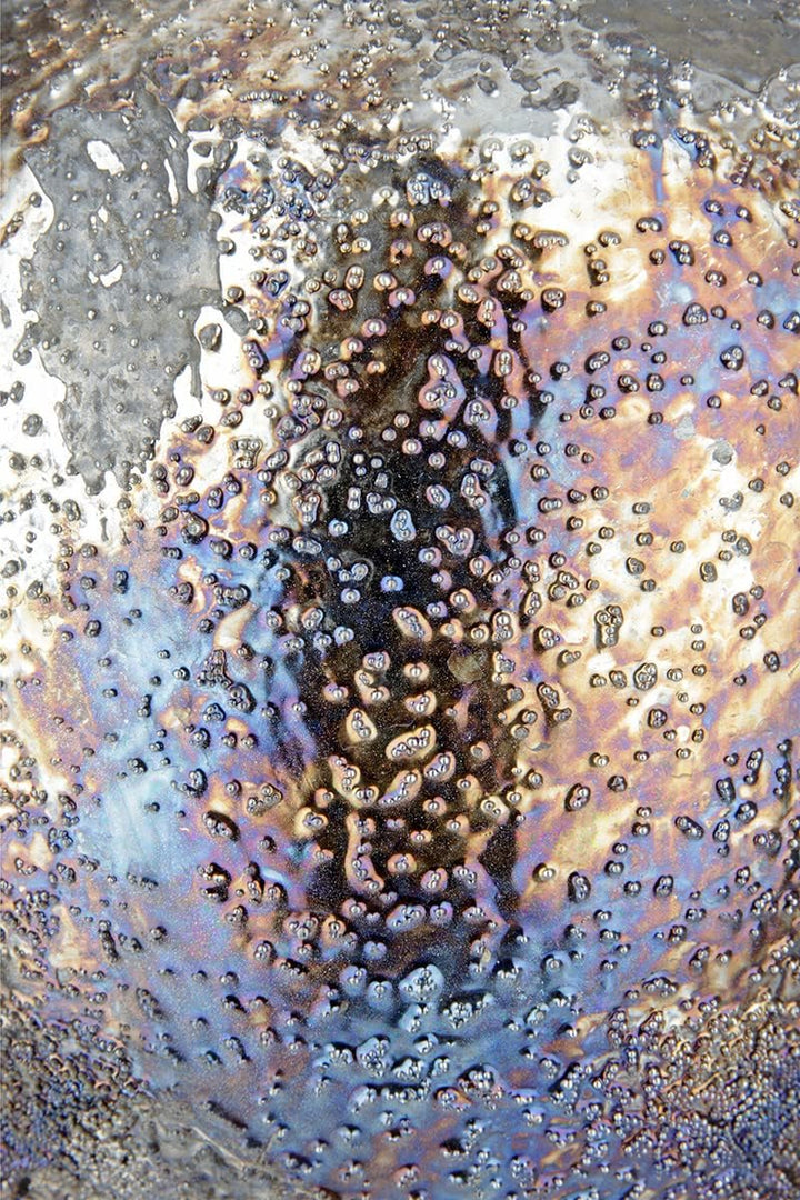 GILDE Blumenvase Vase aus Metall - Deko Wohnzimmer Geschenk für Frauen Geburtstag Muttertag - Farbe: