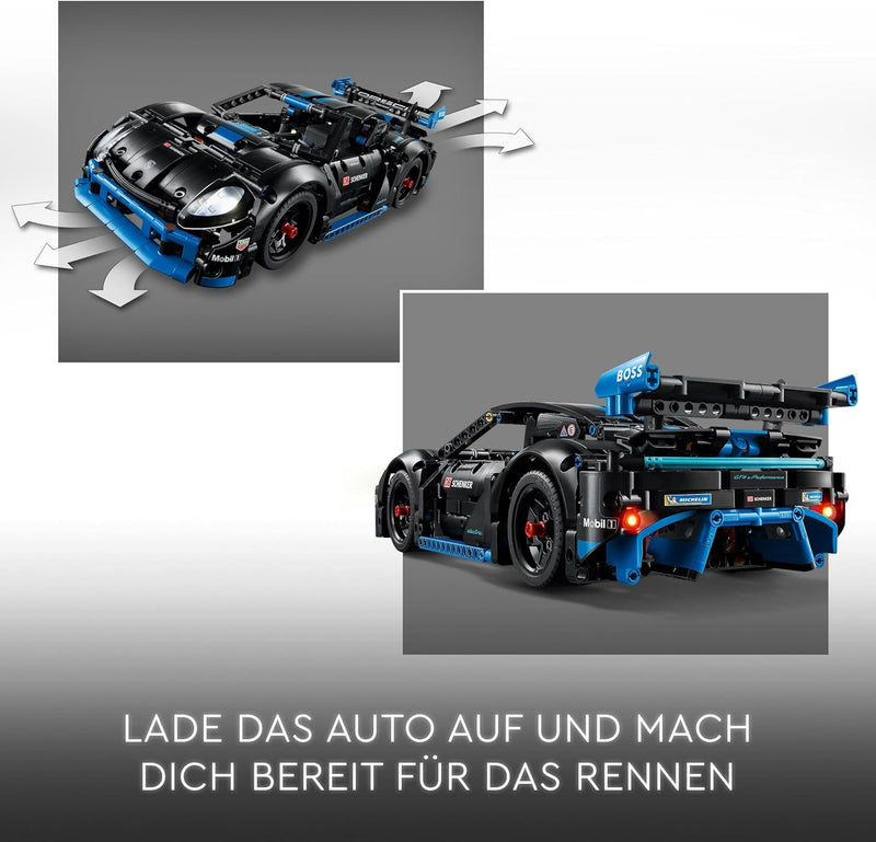 LEGO Technic Porsche GT4 e-Performance Rennwagen, Ferngesteuerter Flitzer, interaktives Modellauto,