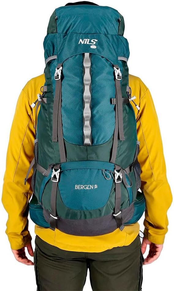 NILS Camp NC1949 Bergen 65l - Hiking Rucksack Green